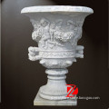 delicate carving stone flower pot